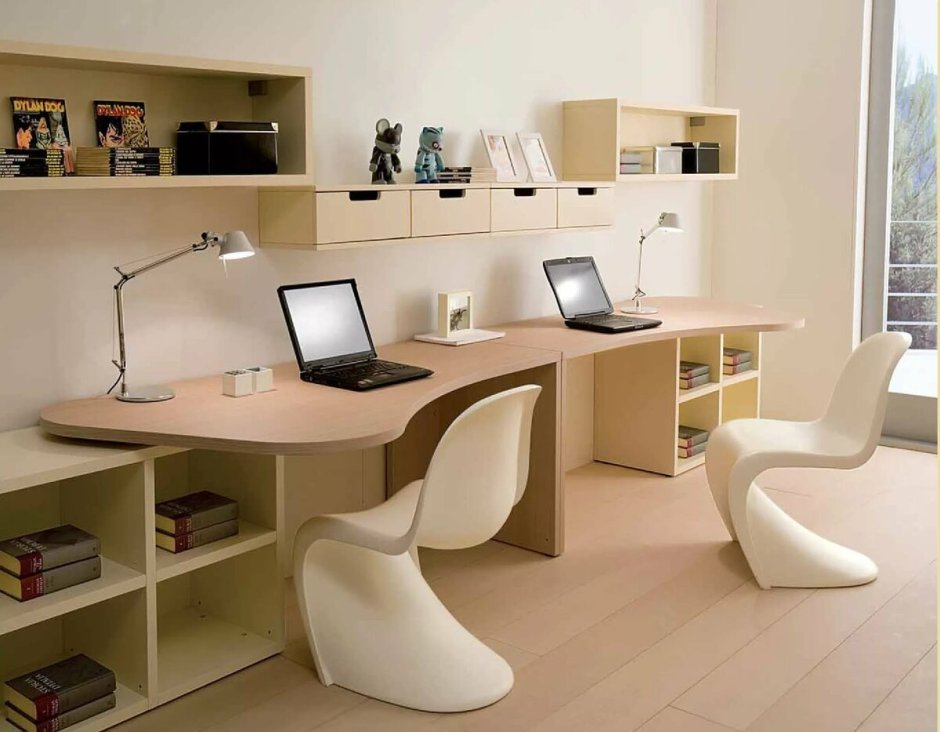 Компьютерный стол для двоих