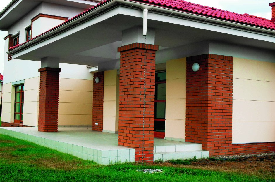 Фасад дома штукатурка