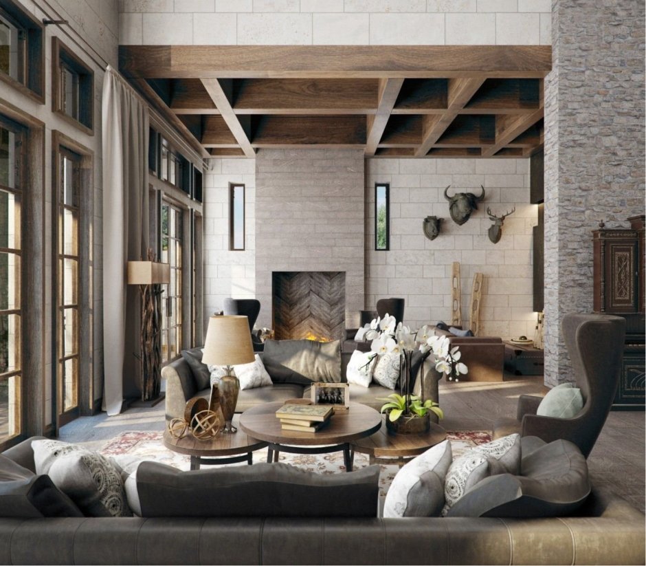 Интерьер дома в грузинском стиле