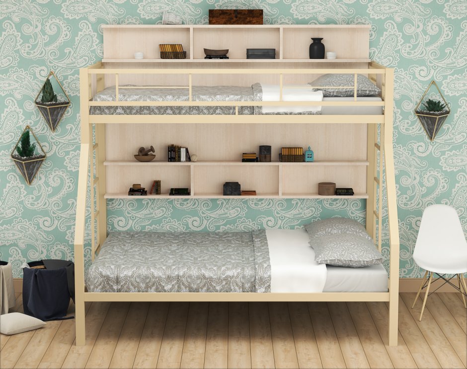 Мезонин 70 двухъярусная кровать