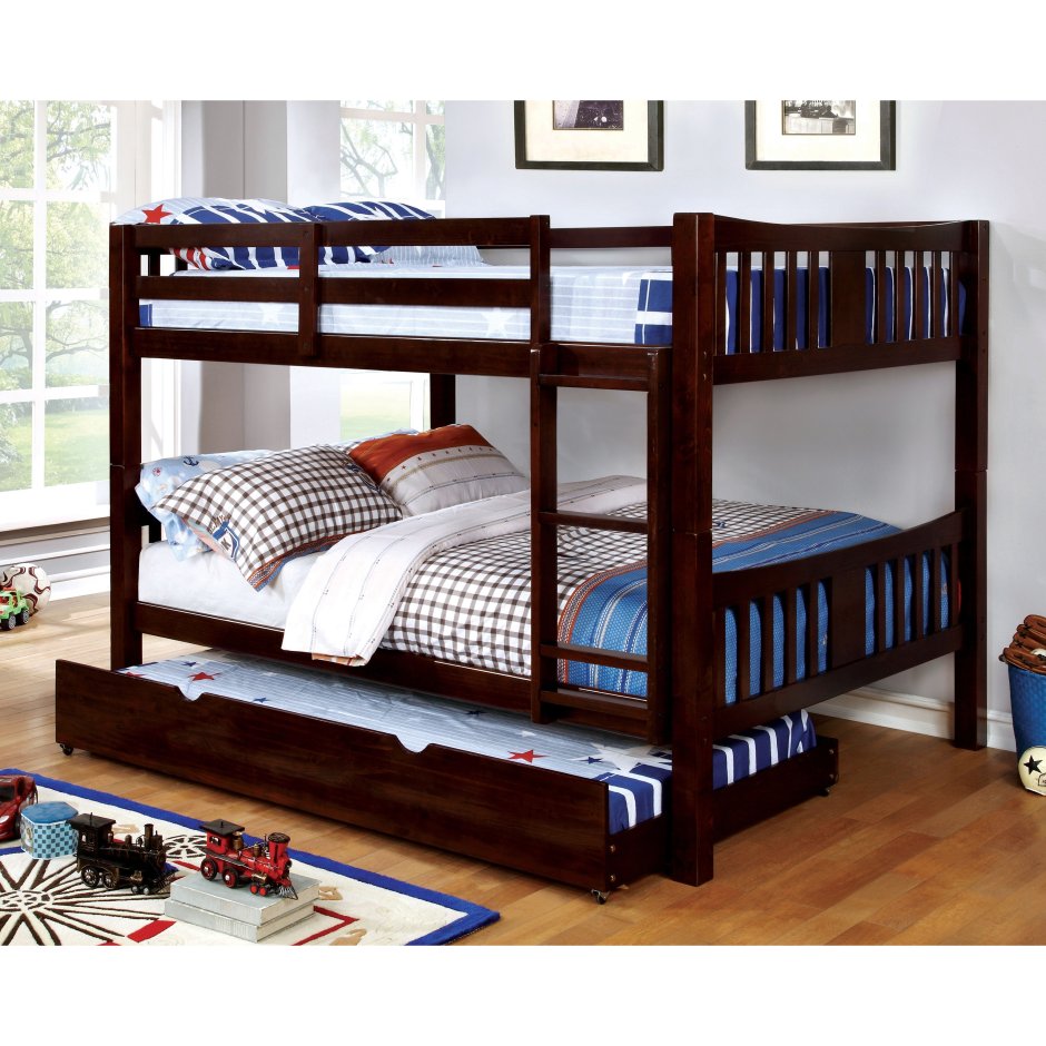 Двухъярусная кровать полуторка
