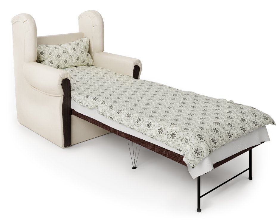 Кресло-кровать классика м экокожа беж