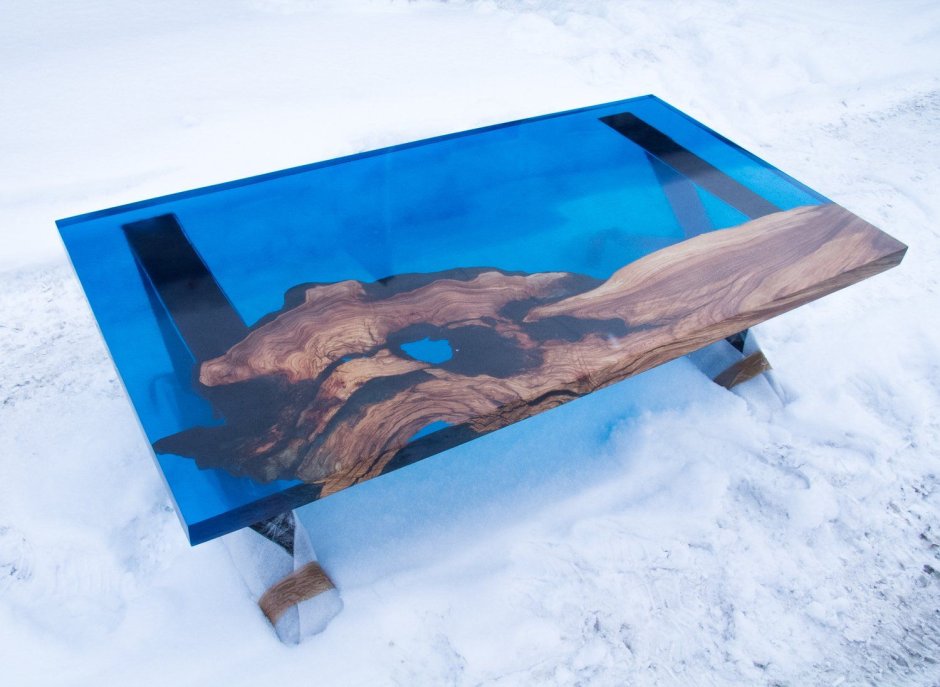 Столешницы из эпоксидной смолы/Table Tops made of Epoxy Resin