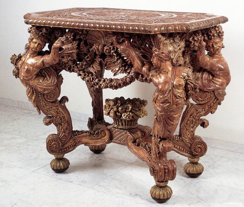 Резная мебель из дерева