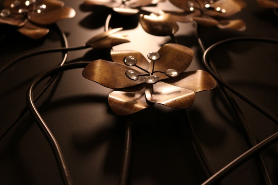 Коричневые цветы