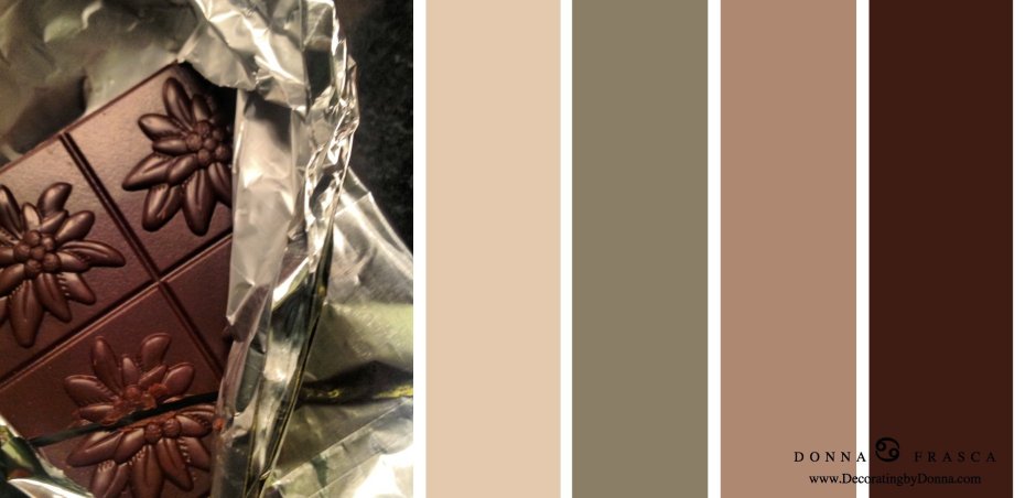 Шоколадный цвет палитра