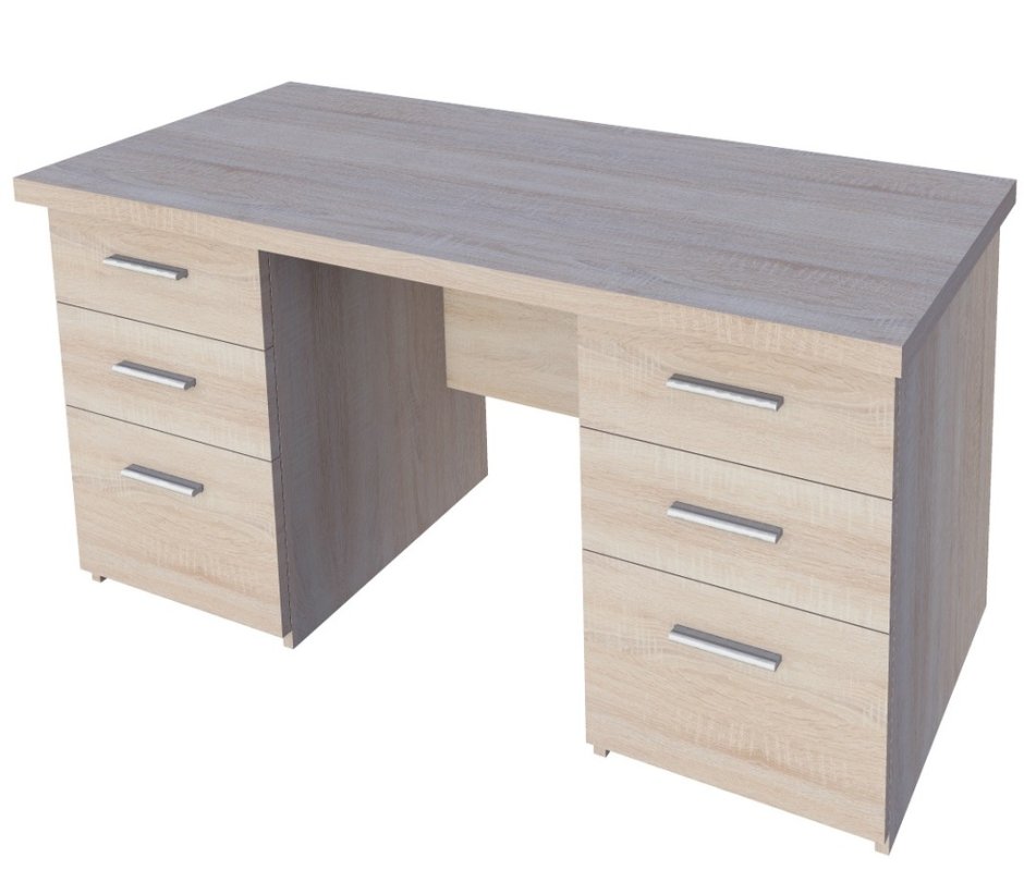 Letta / стол письменный с ящиками ультра 900х750х450