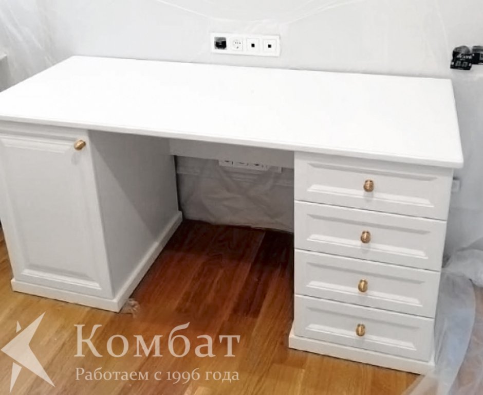 Стол икеа белый письменный двухтумбовый