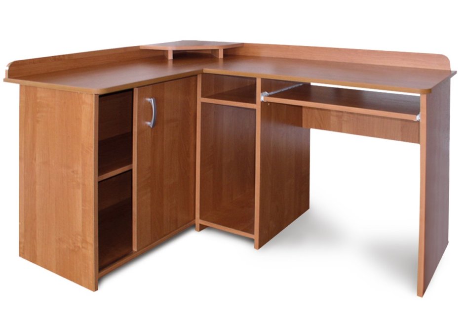 Стол угловой с тумбочкой Альфа 62 2