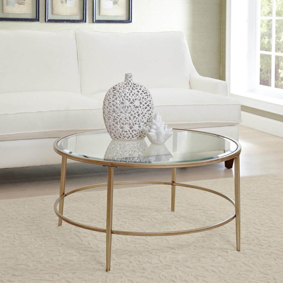 Кофейный столик hypnotising Round Coffee Table Gold bm23002