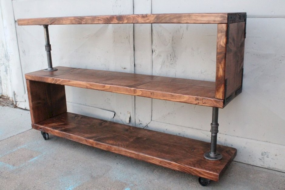 Полка для обуви из поддонов