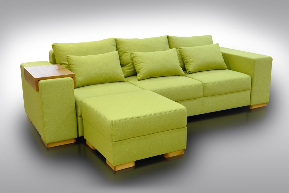 Диван с пуфиком в комплекте