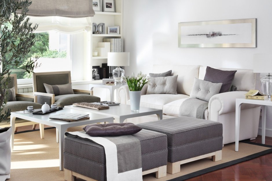 Пуфы для гостиной