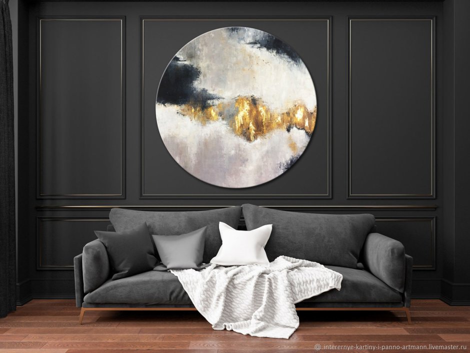 Круглые картины для интерьера