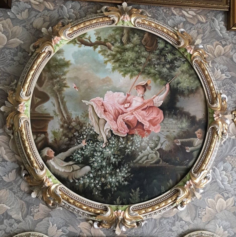 Круглая картина на несколько частей