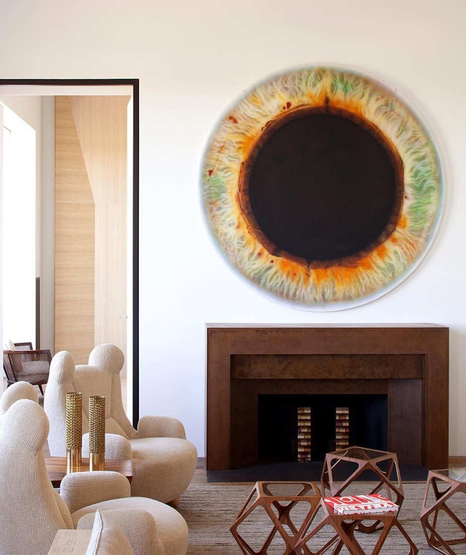 Круглые интерьерные картины