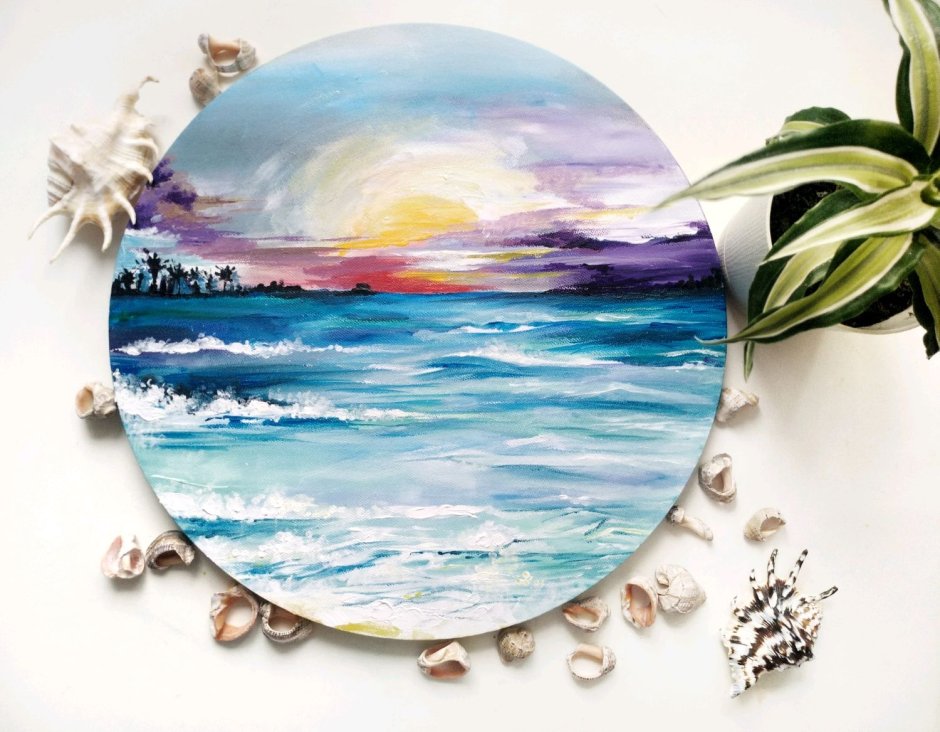 Перо павлина живопись