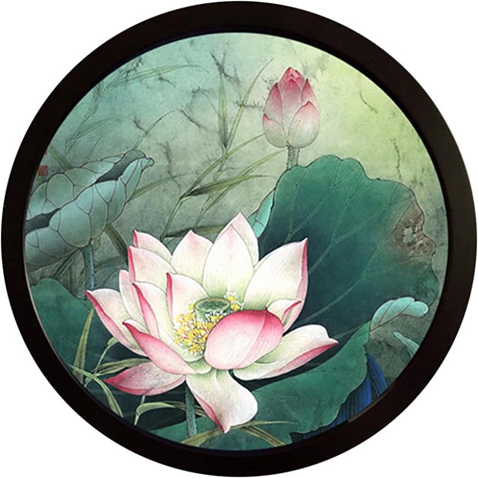 Море на круглом холсте