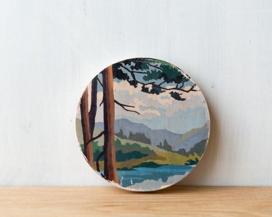 Живопись на круглом холсте