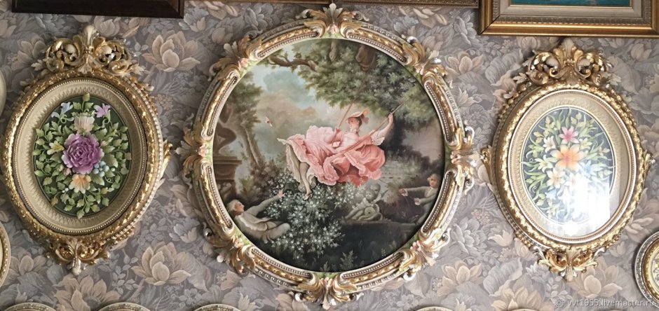 Круглые интерьерные картины