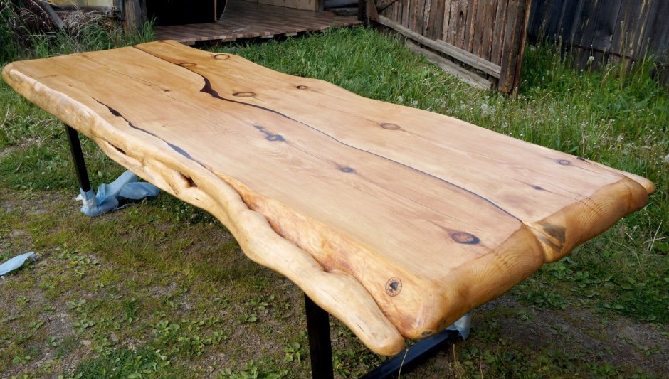 Мебель из слэба сосны