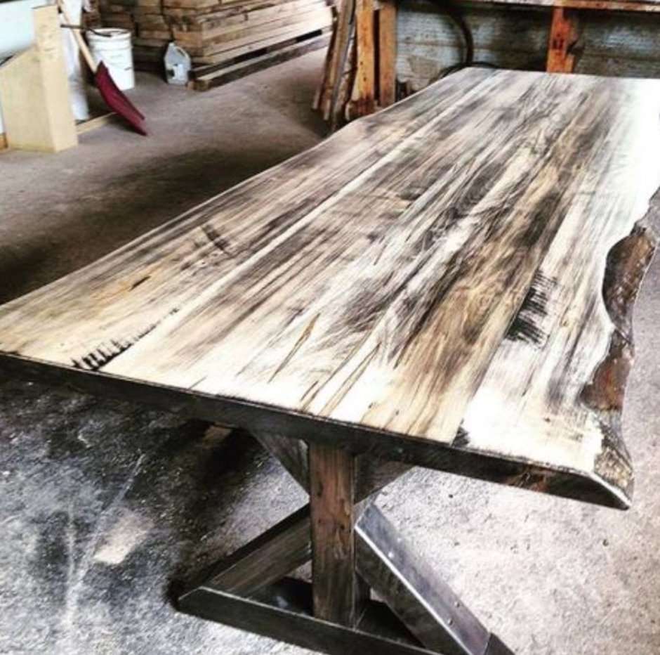 Обеденный стол из слэба