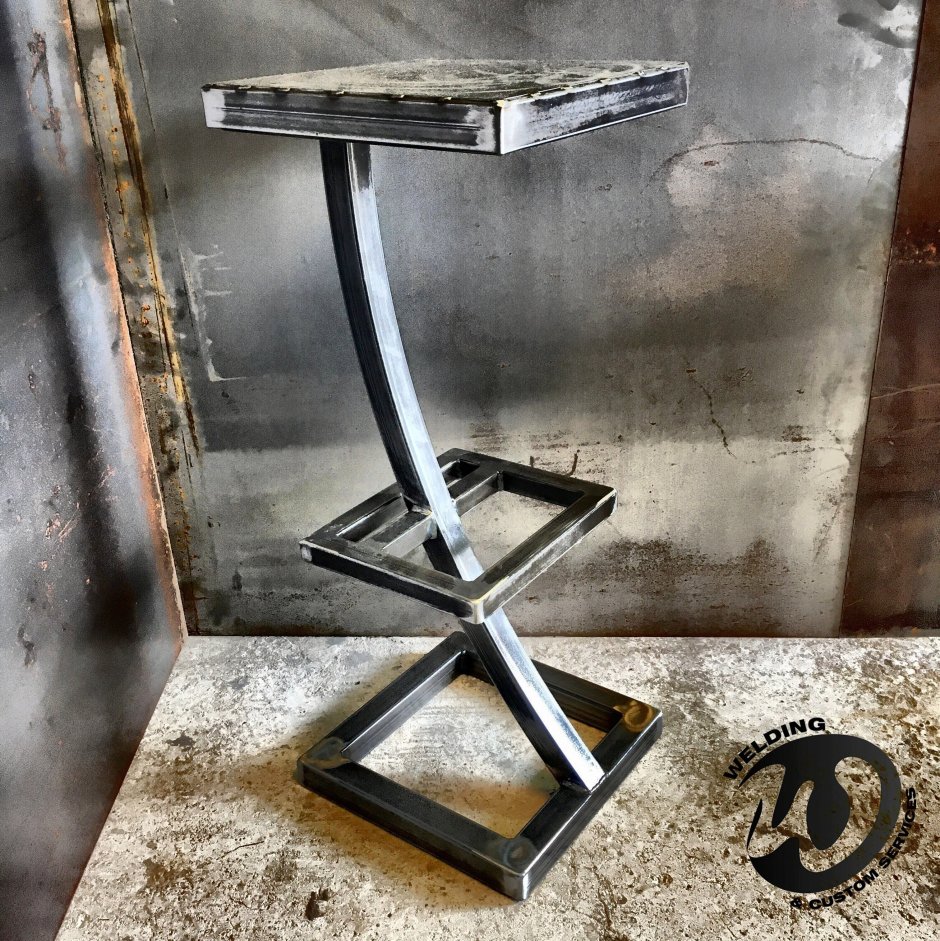 Металл лофт стол стуль