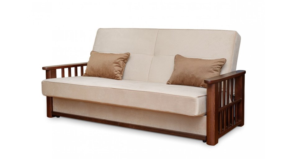 Диван на деревянном каркасе