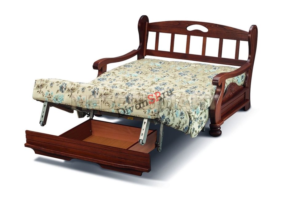 Складная кровать из дерева