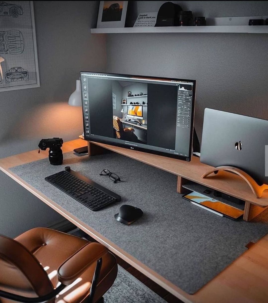 Атмосферный компьютерный уголок