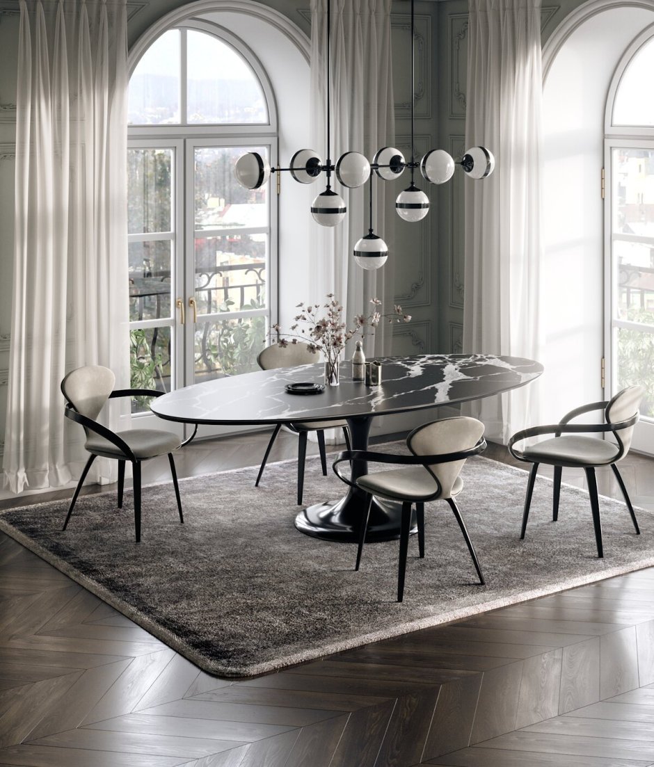 Кухонный стол необычной формы