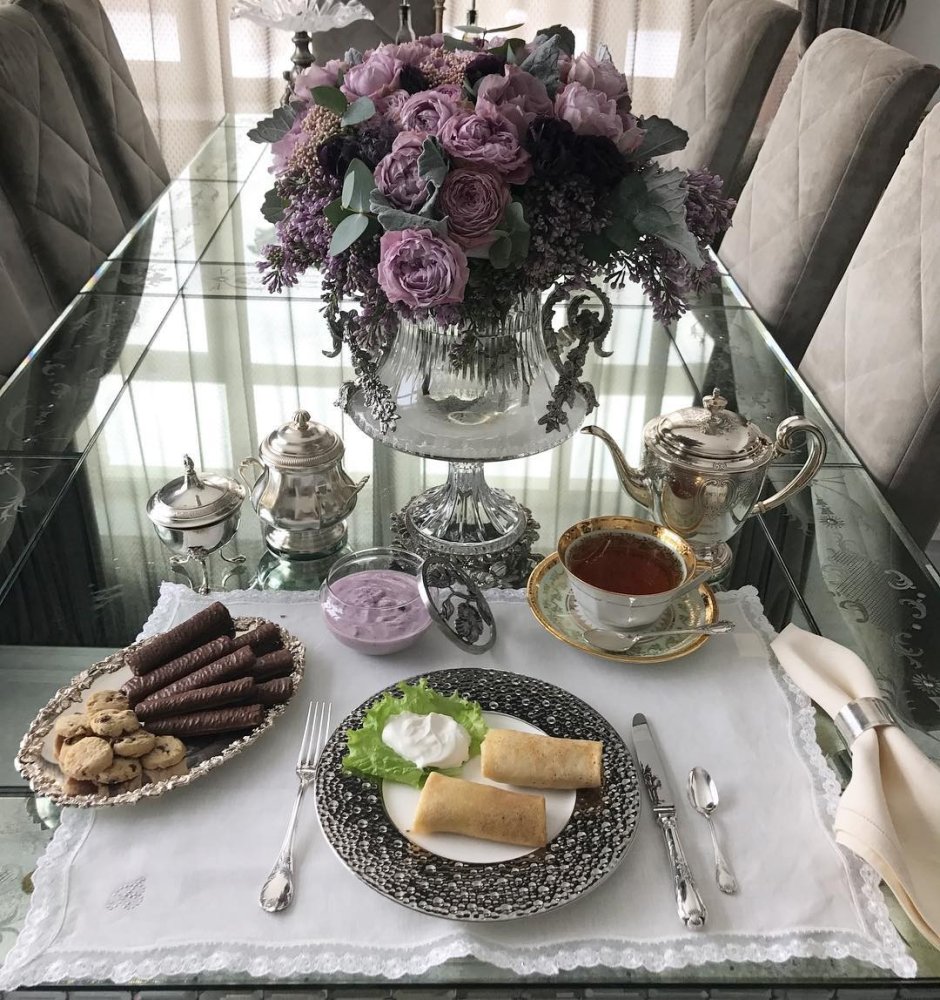 Декор обеденного стола