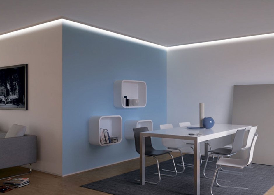 Подсветка штор светодиодной лентой