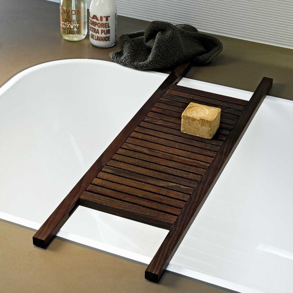 Доска для ванной деревянная