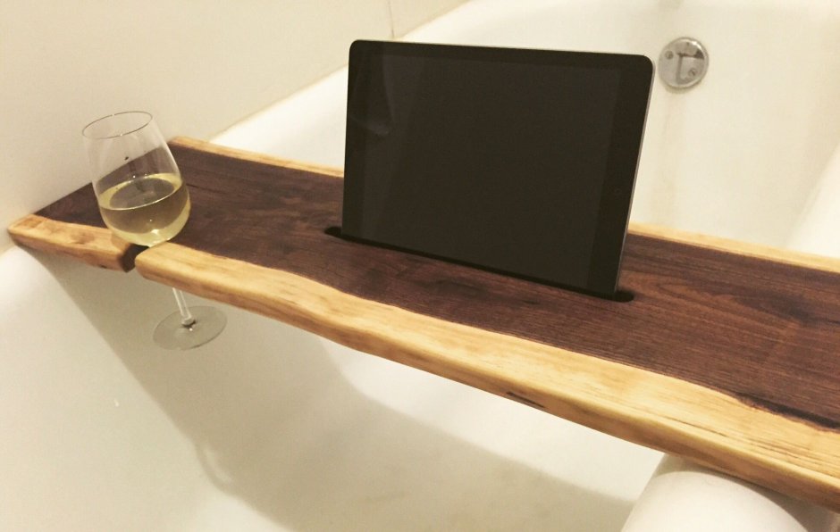 Подставка для ванной деревянная