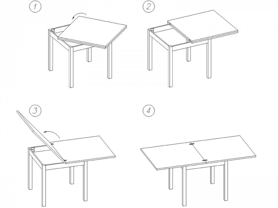 Стол Чинзано м-2 МД ст-кр 02