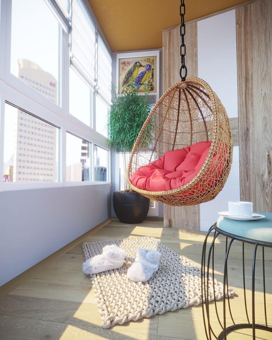 Стильное кресло на балкон