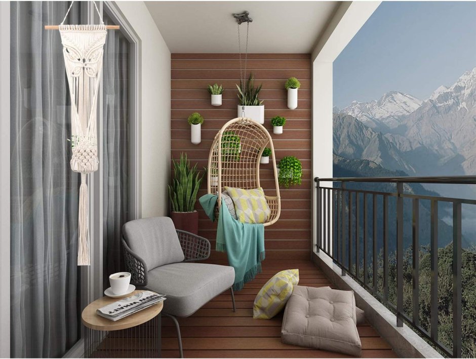 Балкон под кальянную