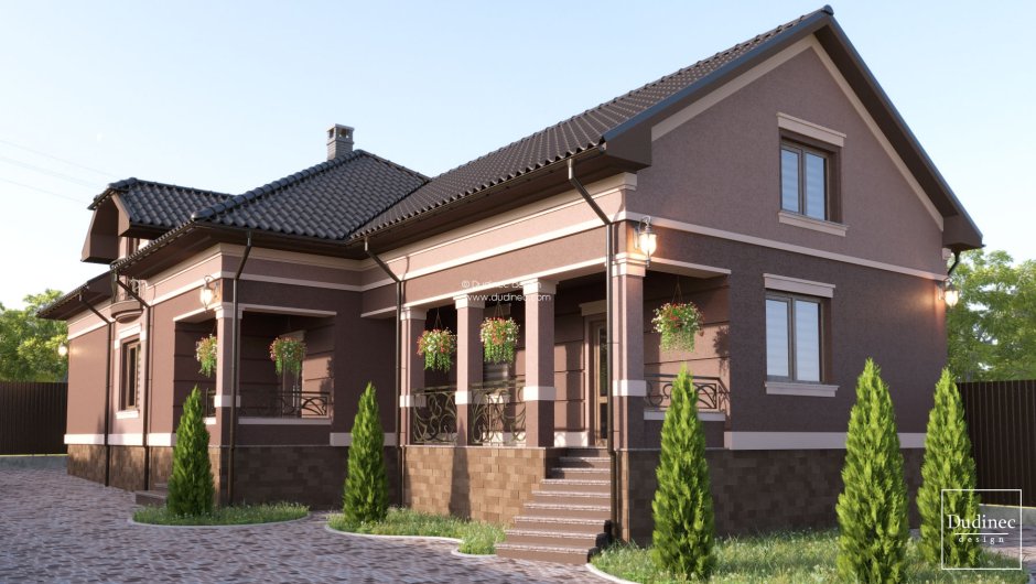 Цвета фасадов домов