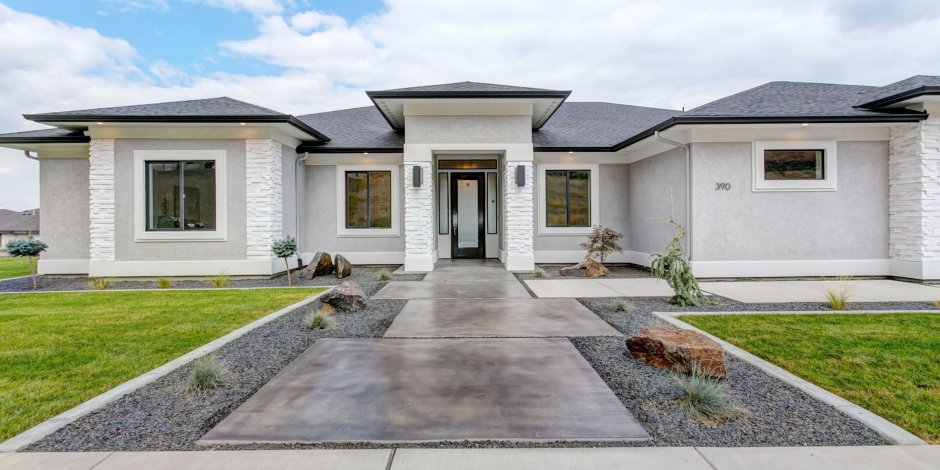 Z10 одноэтажный дом фасады