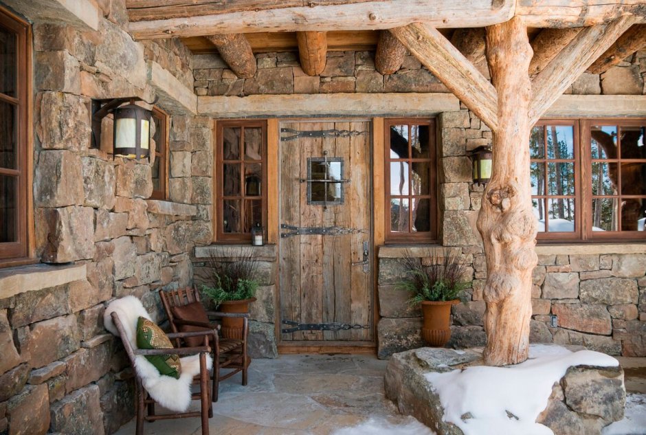 Двухскатная крыша в стиле Шале