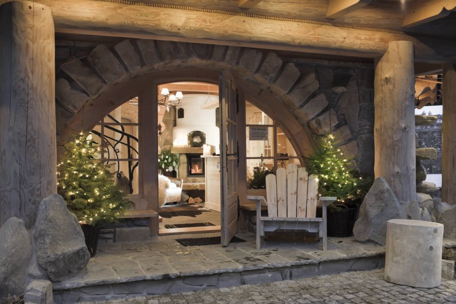 Тимбер фрейм фронтоны