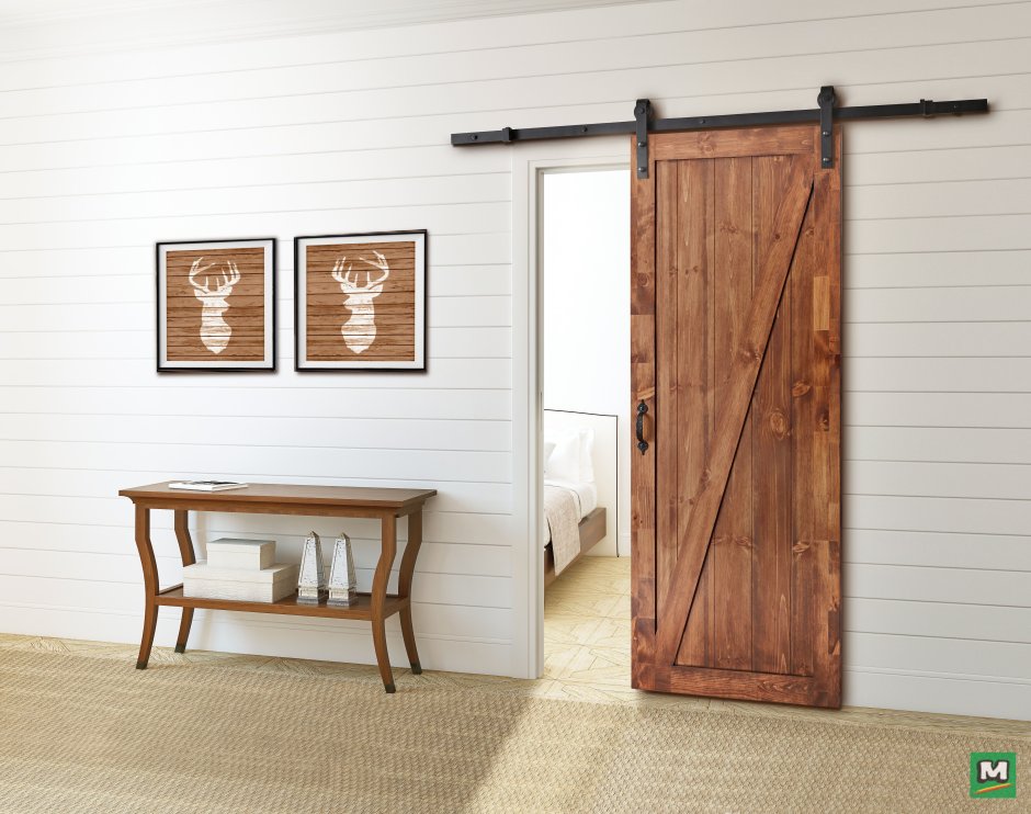 Двери в рустикальном стиле Шале