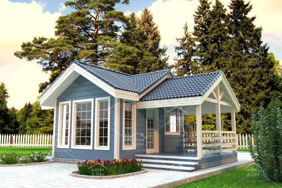 Дом-баня 100кв проекты одноэтажные с террасой