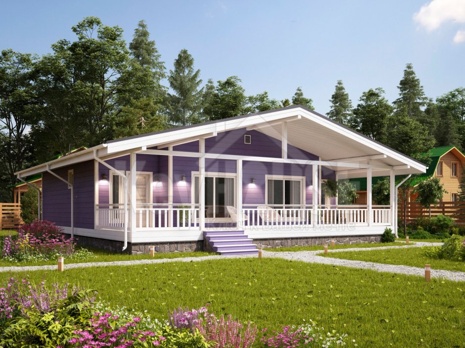 Небольшой домик с террасой