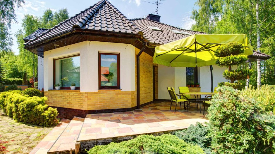 Дачный домик 5х4 одноэтажный каркасный