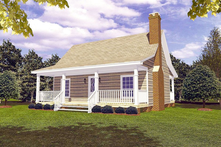 Одноэтажный кирпичный дом 80 кв.м