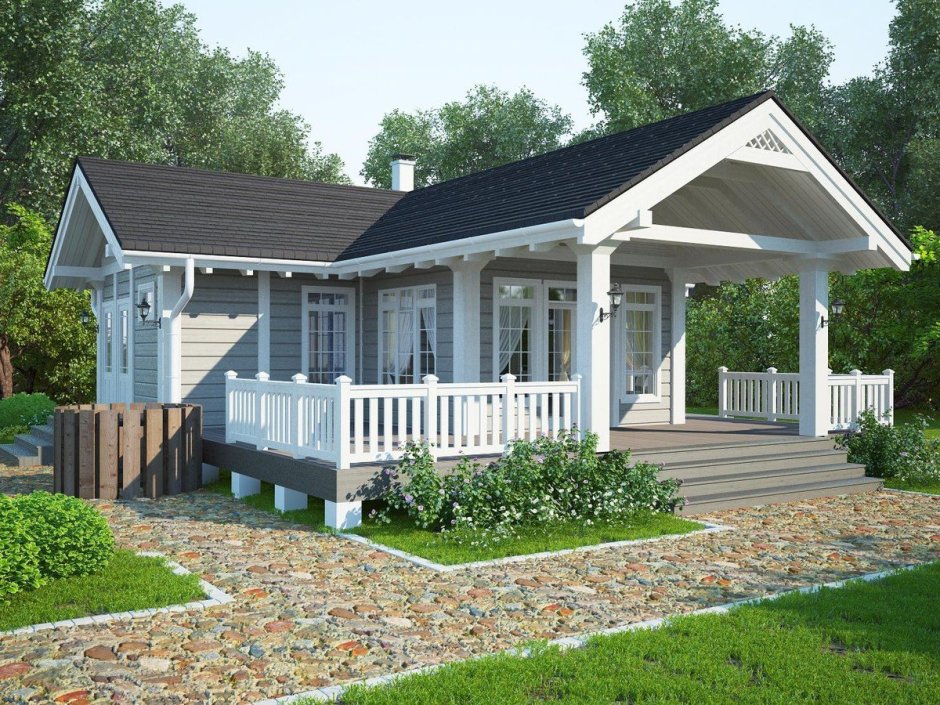 Баня 6х4 финская