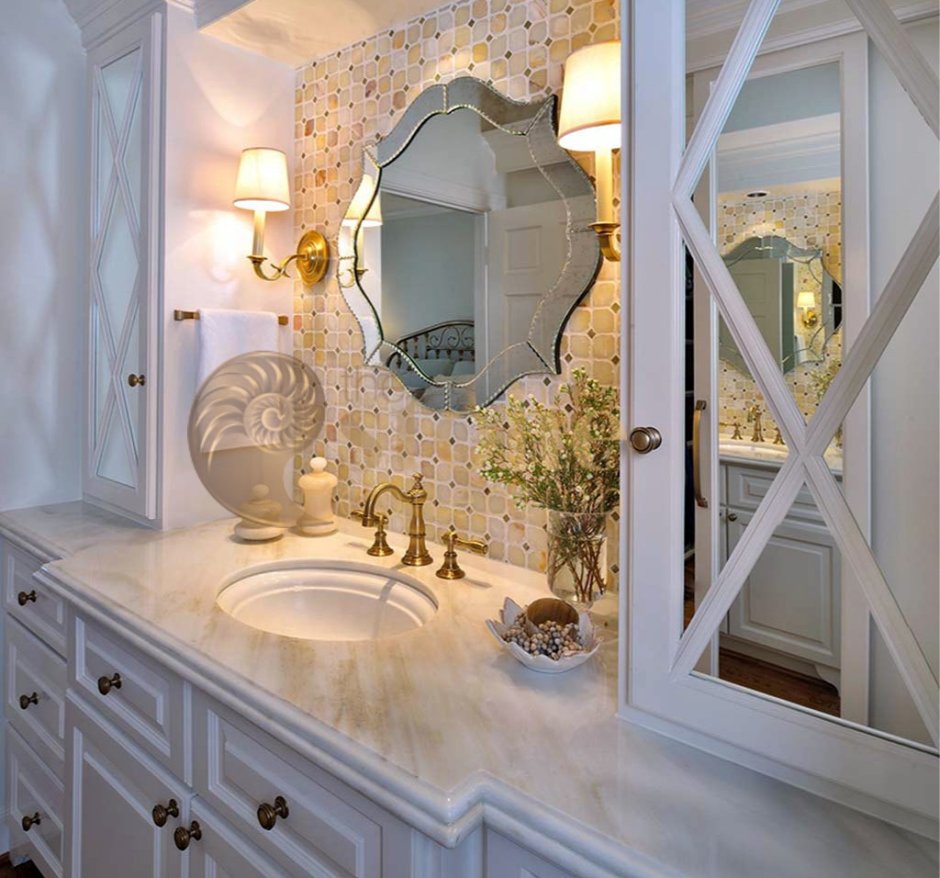 Дизайнерские зеркала в ванную комнату