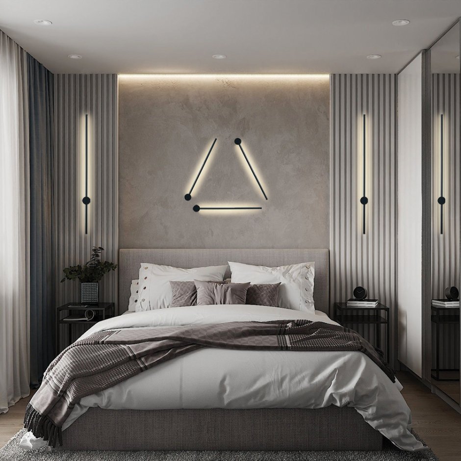 Рейки в спальне